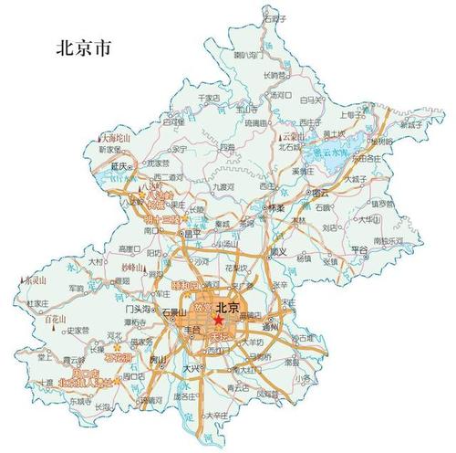 实用北京旅游地图