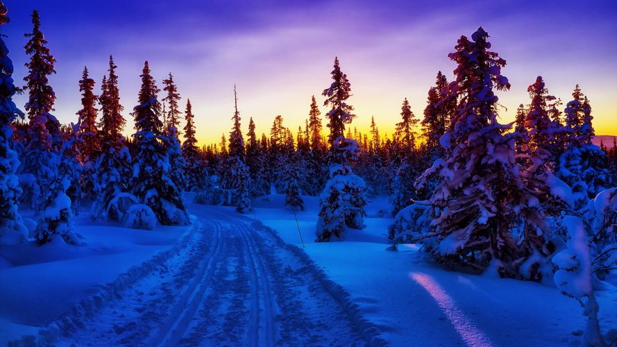 好看的冬季唯美雪景高清图片合集电脑桌面壁纸第二辑