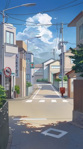 日式街道场景(附过程)