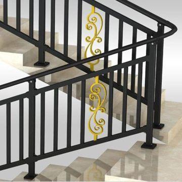 【金属栏杆】铁艺楼梯扶手金属楼梯扶手安全保护栏杆楼道中式楼梯扶手
