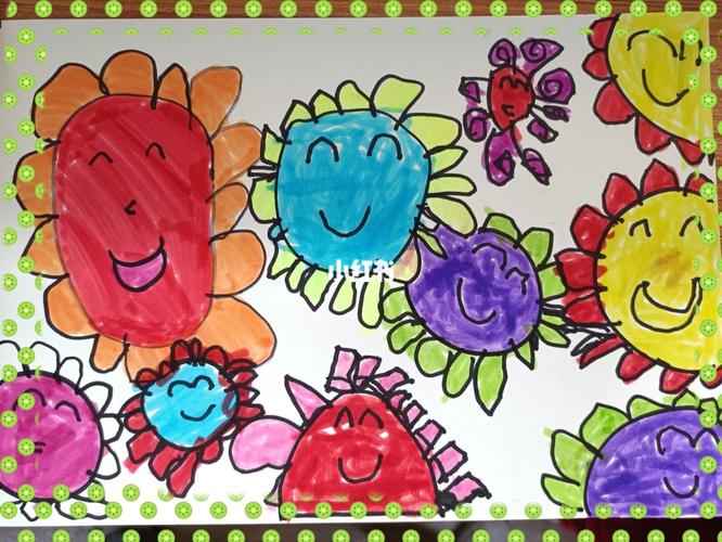 十个太阳7715#儿童画#_儿童画_创意美术_故事_少儿创意美术_文化