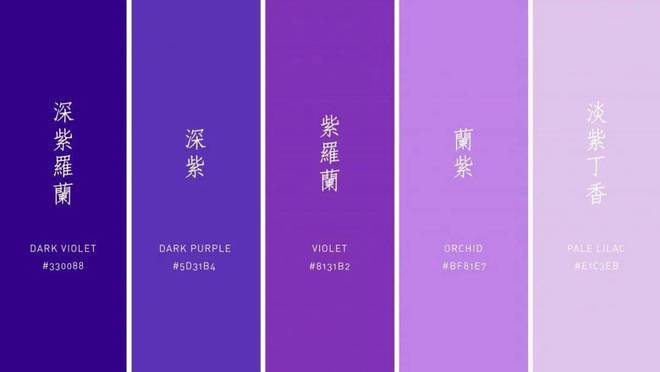 偏爱紫色天生高贵