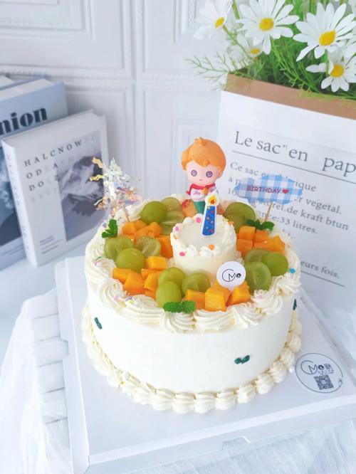 龙口蛋糕丨男宝宝小王子款水果蛋糕