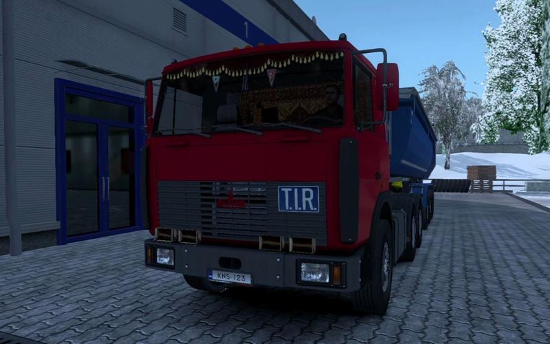 欧洲卡车模拟2:俄卡在英国.maz6422