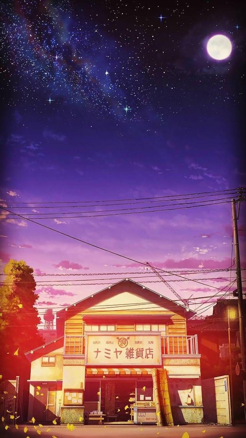 日系唯美动漫场景高清手机壁纸图片