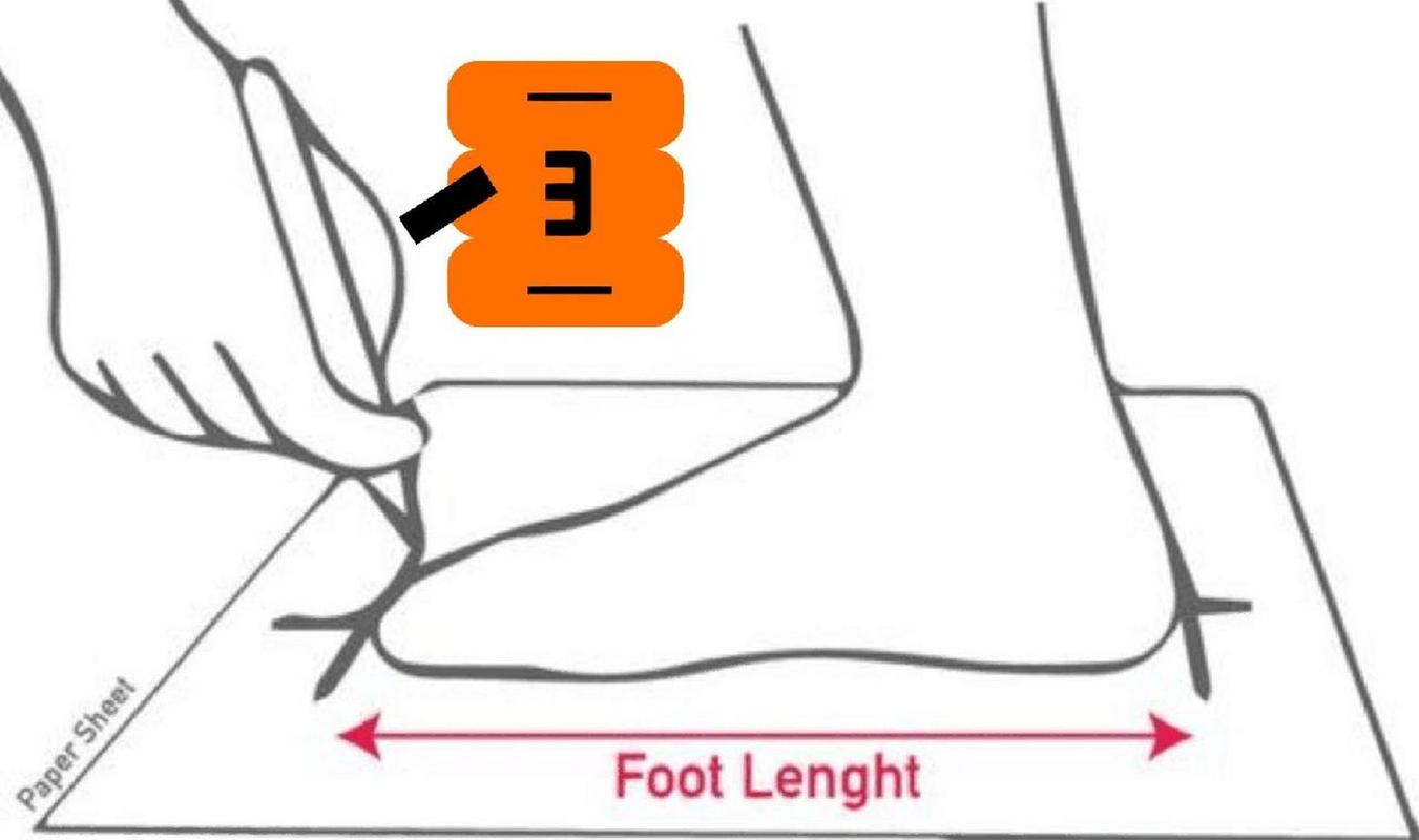 买鞋尺码正确量法与对应码数选择   以下是实际脚长对应标准码数表
