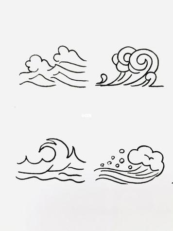 海浪怎么画海浪怎么画简单又好看