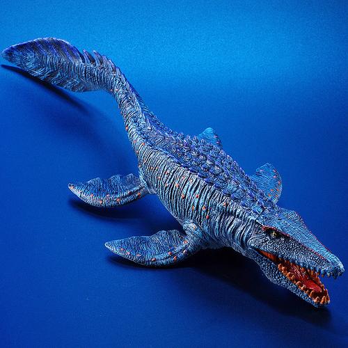 影版沧龙模型仿真动物史前巨兽海洋生物远古时代仿真