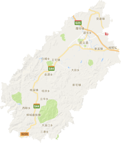武义县高清电子地图,武义县高清谷歌电子地图