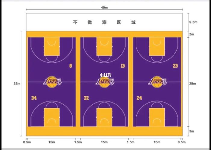 紫金主题篮球场设计图