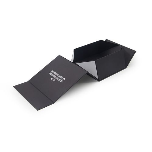 黑色满版礼品折叠盒定制专版印刷科技感盒子包装礼盒专属设计师