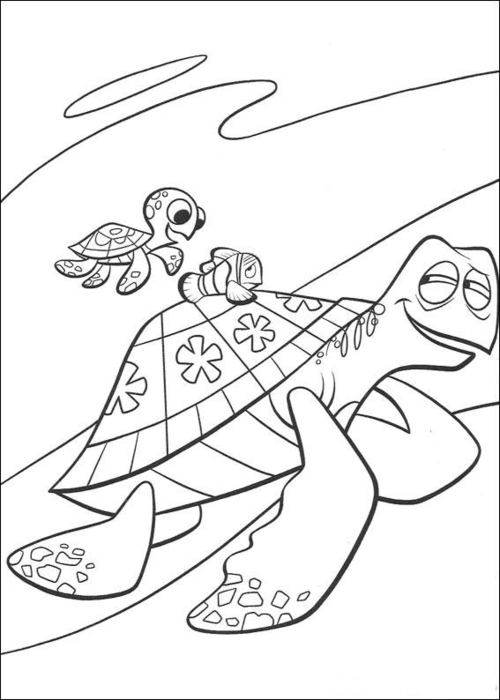 【育儿教育】超可爱海底总动员小丑鱼尼莫涂色本填色本