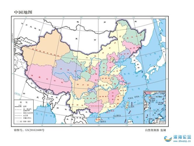最新版标准中国地图发布!附新版盐城地图