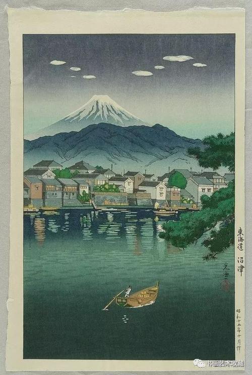日本绘画 : 迷人的月色|版画|版画家|木刻_网易订阅