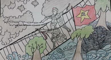 2016纪念红军长征胜利80周年儿童绘画获奖图片