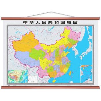 2022全新版中国地图挂图带杆宽16米高12米双全无拼接挂图办公