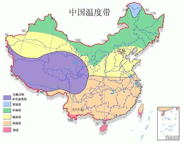 台湾跨我国温度带中的什么带和什么带.是热带和亚热带