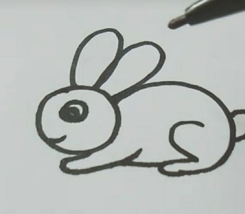教你简单画兔子
