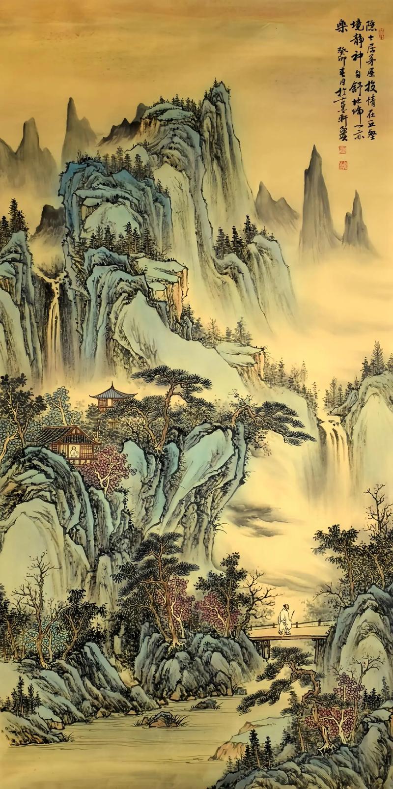 在中国文化中,山水画不仅是艺术的展现,也富含深厚的
