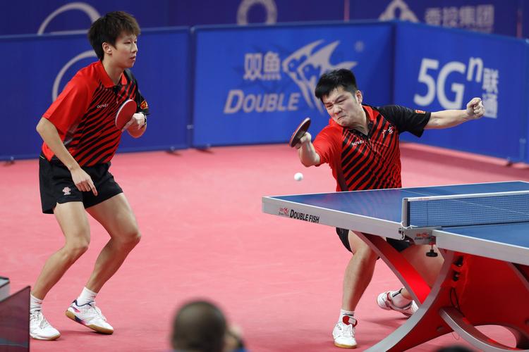 乒乓球——全运会资格赛:樊振东/林高远晋级_比赛