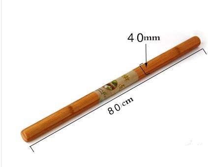 产品名称:楠竹制滚动擀面杖 尺寸:长度41*直径5cm 材质:精选优质楠竹