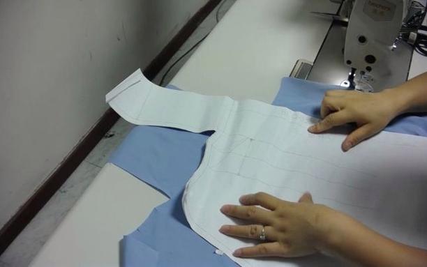 尚型线纸样blq-323款女装连衣裙制作视频缝制教程衣服图纸