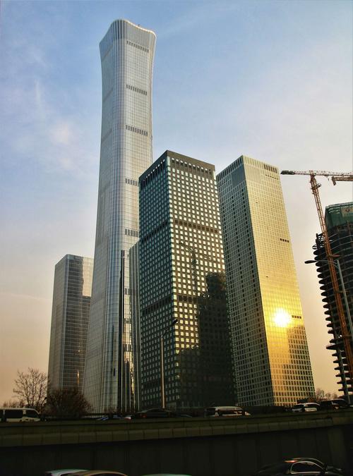 "中国尊",位于北京商务区中心,是北京的最高地标建