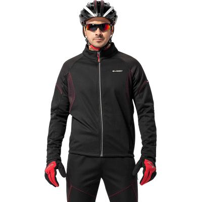 兰帕达春秋冬季山地自行车骑行服套装男加厚防风抓绒长袖长裤装备
