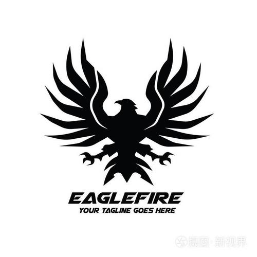 飞鹰logo,小鸟标志套装,猎鹰徽标,鹰标志,矢量标志模板