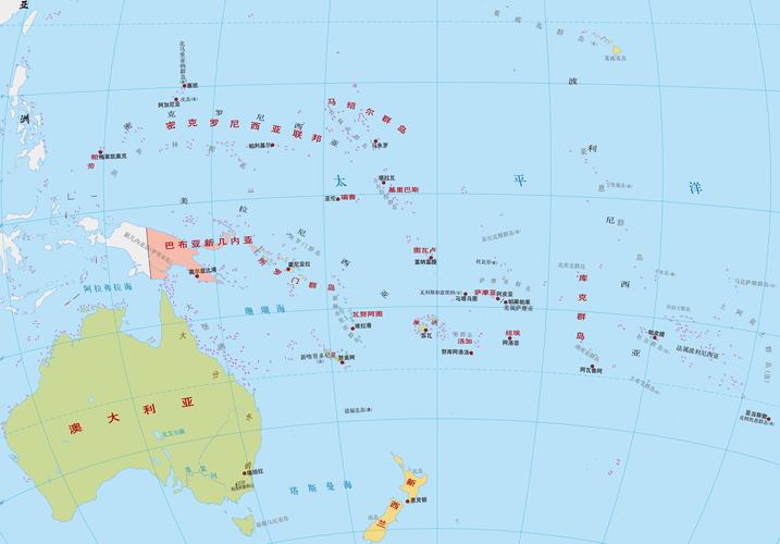 大洋洲总共有多少个国家原来除澳大利亚外还有十五个岛屿国家