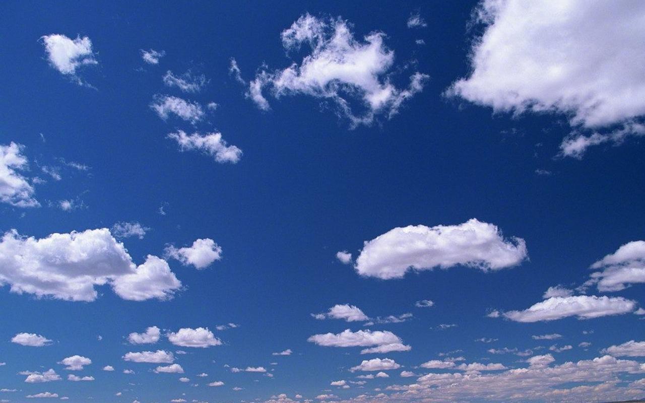 蓝天白云唯美风光图片高清壁纸