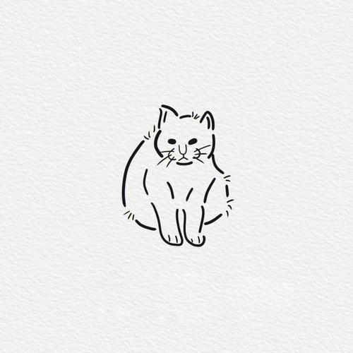 猫猫简笔画教程0909