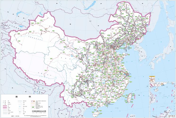 中国铁路客运全图超大交通地图库