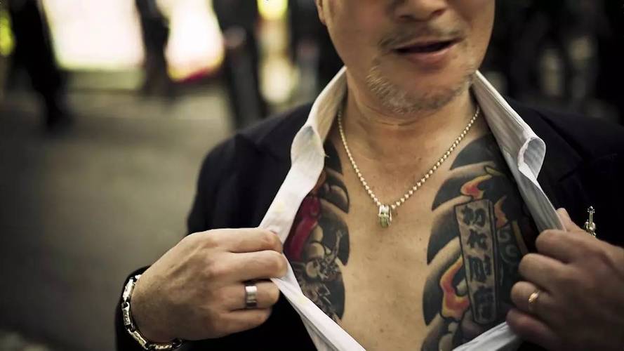 日本黑帮等级制度森严,纹身图案就是地位的象征