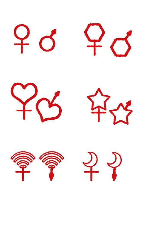 男女符号标志元素