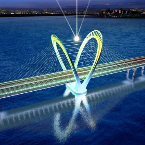 金海大桥规划效果图