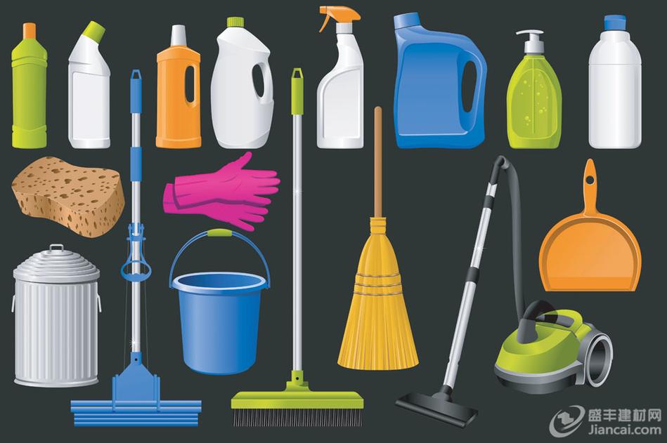 日常生活中主要使用哪些清洁用品?