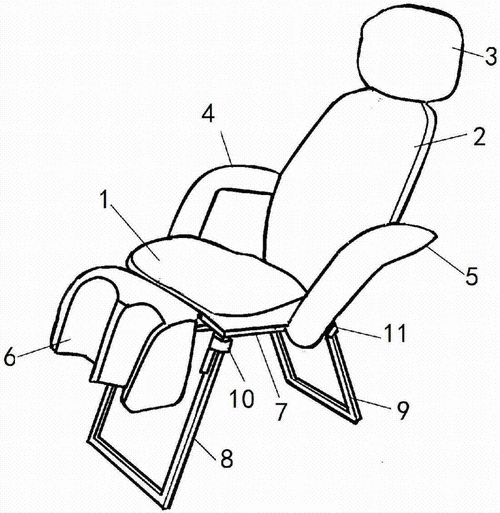 一种多功能折叠按摩椅制造技术