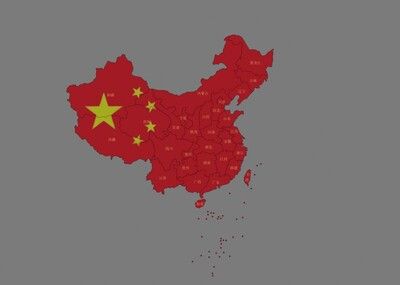中国地图板块图省份图