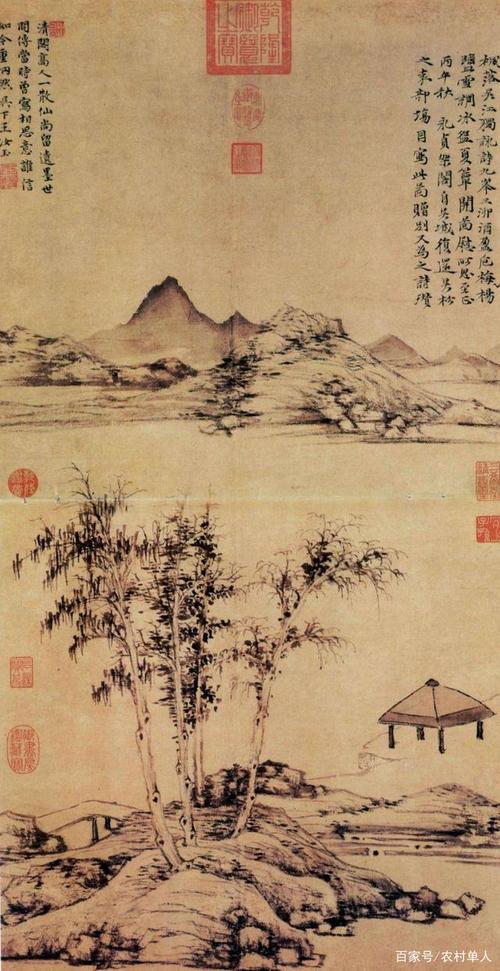 元代山水画占据了画史的半壁江山