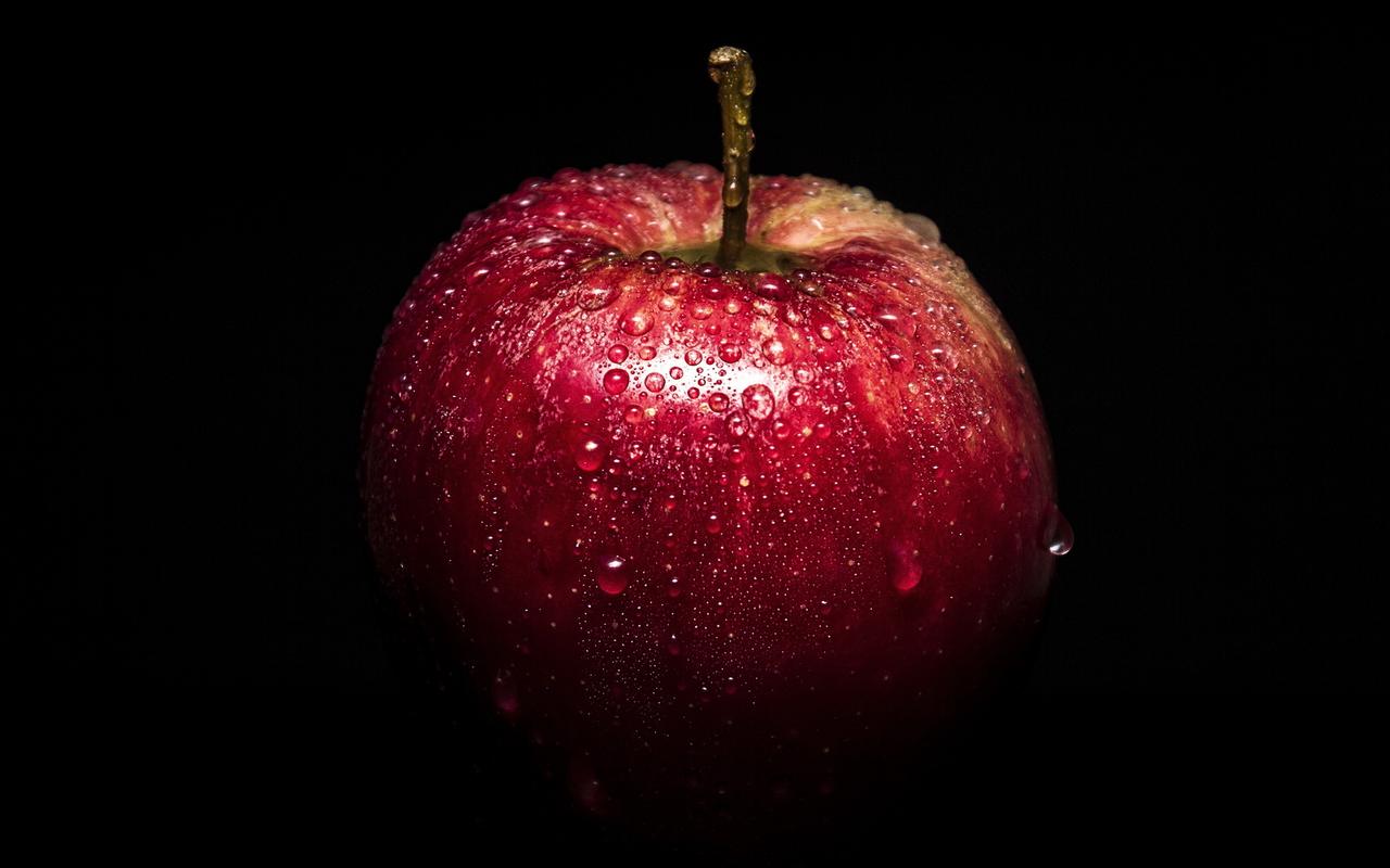 夏季水果红苹果唯美意境高清桌面壁纸第一辑