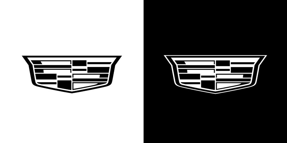 凯迪拉克也换logo了单色图标简洁轻便