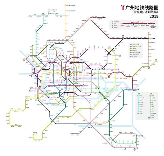 规划建设的线路);在建的地铁线路有7条(段);广州目前已经开通运营的