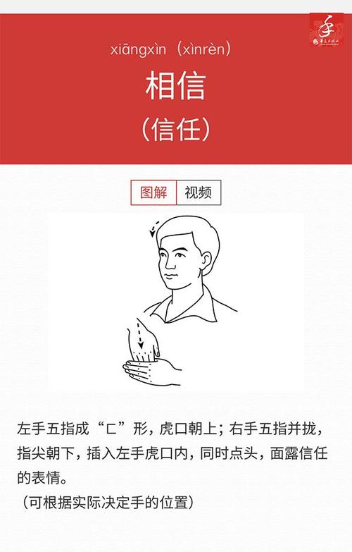 以上手势图片均经华夏出版社有限公司授权,选于《国家通用手语词典》
