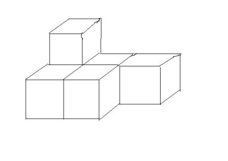 绘制步骤首先先画一个平面像这样的一个正方形,可以手画,也可以用尺子
