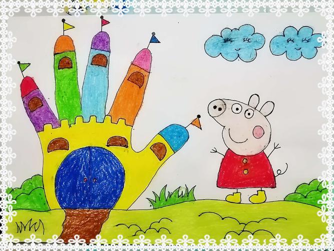 "疫情防控不放松,家园共育不停学"—柏树镇中心幼儿园中班亲子绘画第