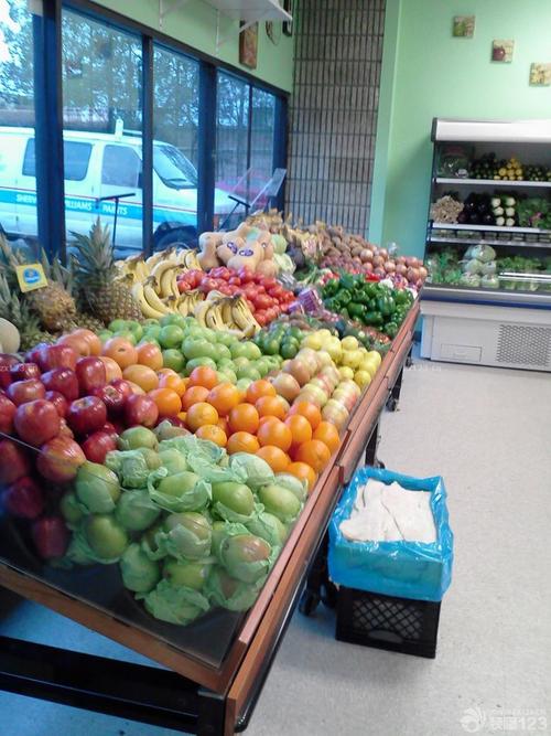 简约现代风格果蔬超市装修效果图