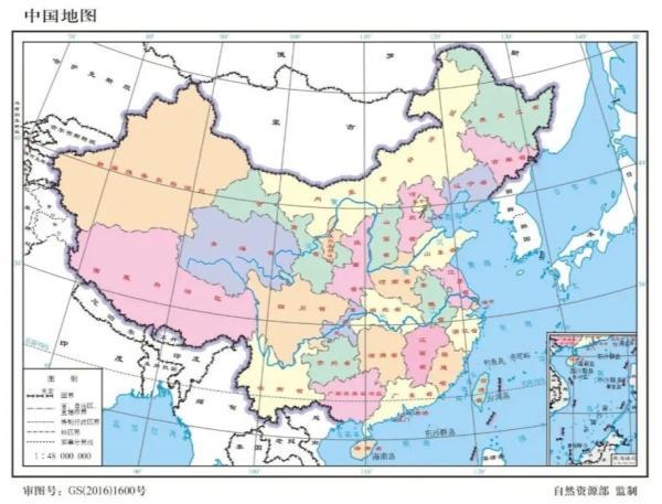 中国地图  :4800万