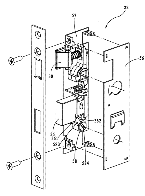 嵌入式门锁专利_专利申请于2009-12-15_专利查询 - 天眼查