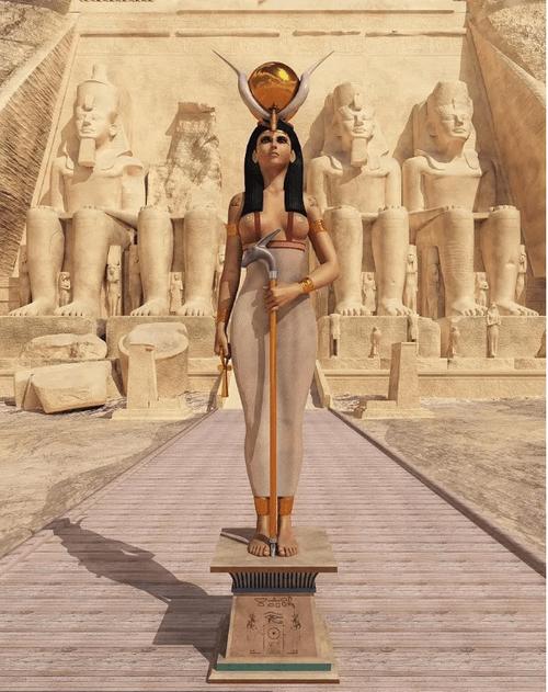 浅析:她是古代埃及最受崇拜的女神之一,代表爱,美,欢乐和生育_哈托尔